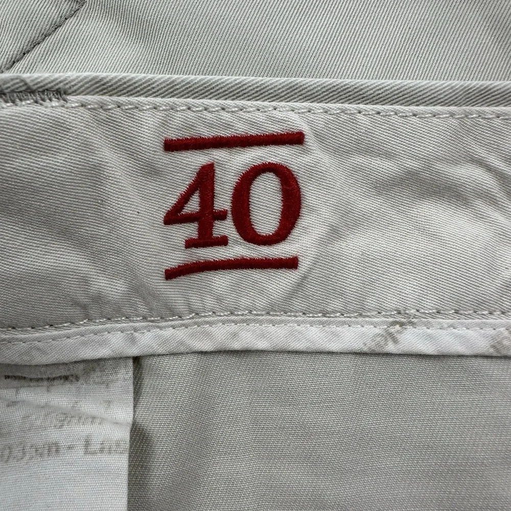 Tommy Bahama Mens TBC Relax Chinos‎ Pants 40x30 Tan Cream 100% Cotton Distressed
